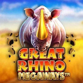Great Rhino Megaways slot visual from Pragmatic Play available on dreamz-fi.com
